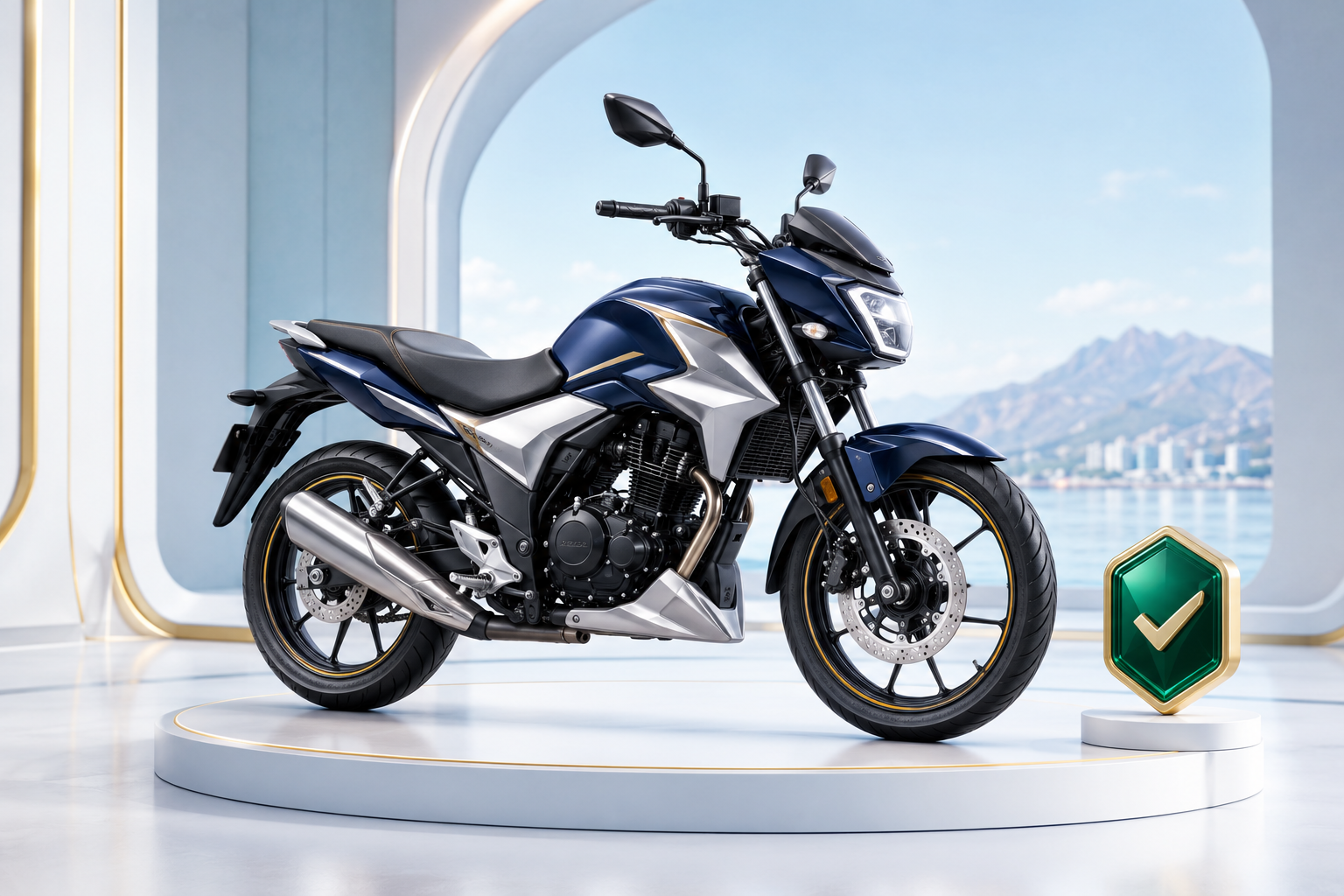 Motorcycle milestone reward